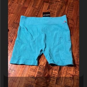 NWT Charlotte Russe large blue shorts stretchy 1253